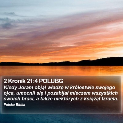 2 Kronik 21:4 POLUBG Bible Verse Image