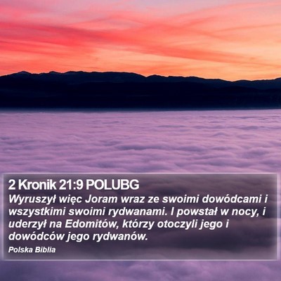 2 Kronik 21:9 POLUBG Bible Verse Image