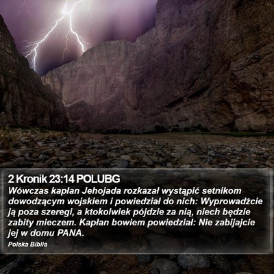 2 Kronik 23:14 POLUBG Bible Verse Image
