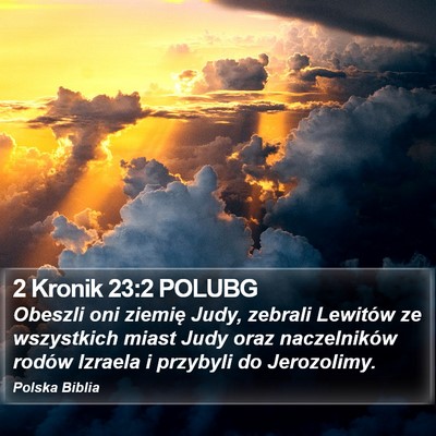 2 Kronik 23:2 POLUBG Bible Verse Image