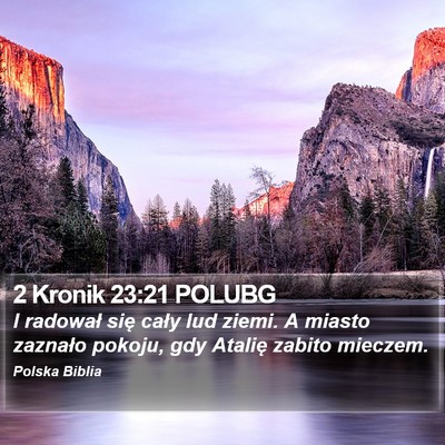 2 Kronik 23:21 POLUBG Bible Verse Image