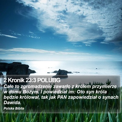 2 Kronik 23:3 POLUBG Bible Verse Image