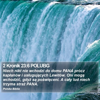 2 Kronik 23:6 POLUBG Bible Verse Image