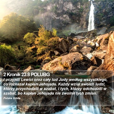 2 Kronik 23:8 POLUBG Bible Verse Image