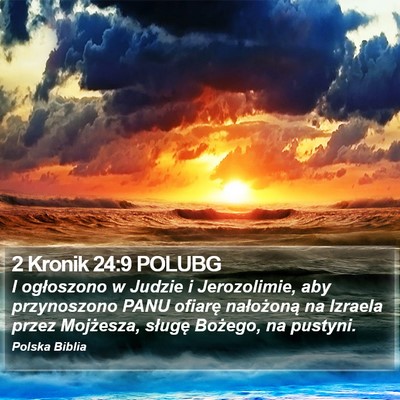 2 Kronik 24:9 POLUBG Bible Verse Image