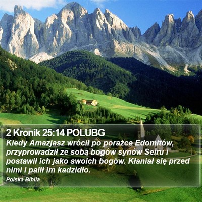 2 Kronik 25:14 POLUBG Bible Verse Image