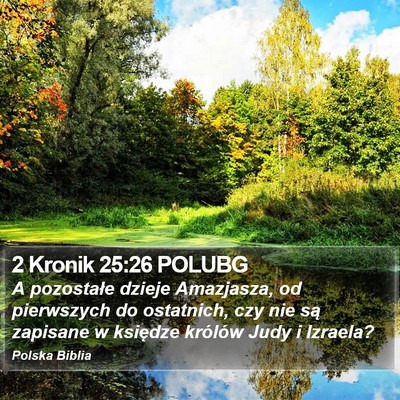 2 Kronik 25:26 POLUBG Bible Verse Image