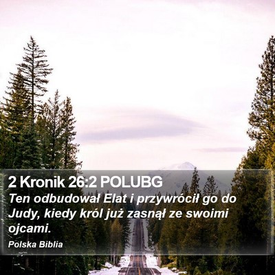 2 Kronik 26:2 POLUBG Bible Verse Image