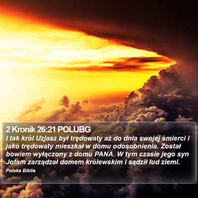 2 Kronik 26:21 POLUBG Bible Verse Image