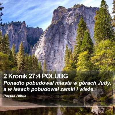 2 Kronik 27:4 POLUBG Bible Verse Image