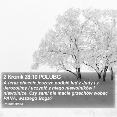 2 Kronik 28:10 POLUBG Bible Verse Image