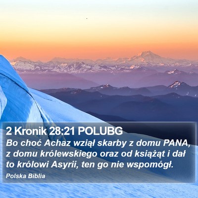 2 Kronik 28:21 POLUBG Bible Verse Image