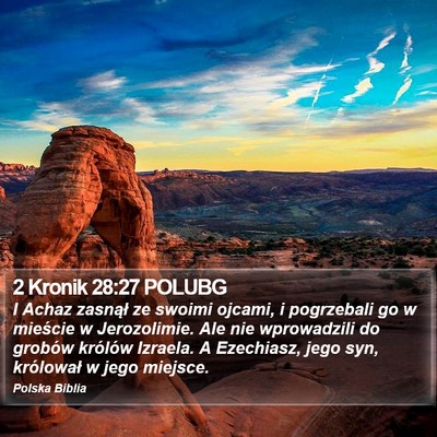 2 Kronik 28:27 POLUBG Bible Verse Image