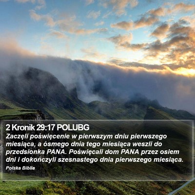 2 Kronik 29:17 POLUBG Bible Verse Image