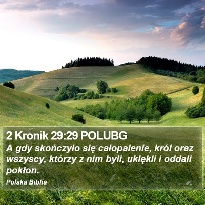 2 Kronik 29:29 POLUBG Bible Verse Image