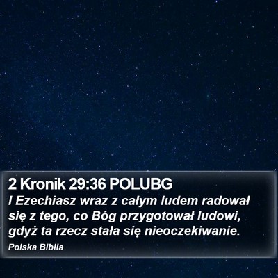 2 Kronik 29:36 POLUBG Bible Verse Image