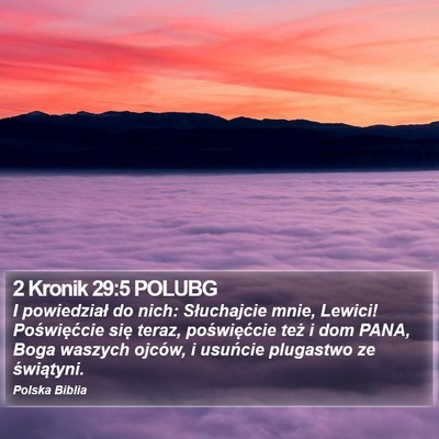 2 Kronik 29:5 POLUBG Bible Verse Image