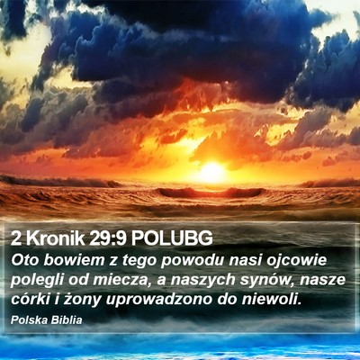 2 Kronik 29:9 POLUBG Bible Verse Image