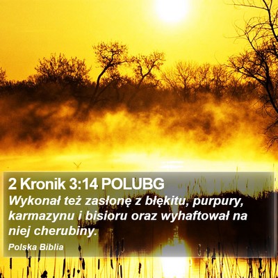 2 Kronik 3:14 POLUBG Bible Verse Image