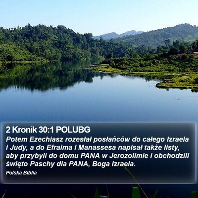 2 Kronik 30:1 POLUBG Bible Verse Image