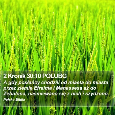 2 Kronik 30:10 POLUBG Bible Verse Image