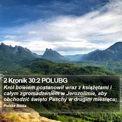 2 Kronik 30:2 POLUBG Bible Verse Image
