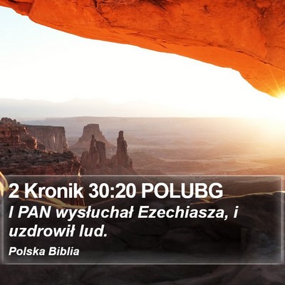 2 Kronik 30:20 POLUBG Bible Verse Image