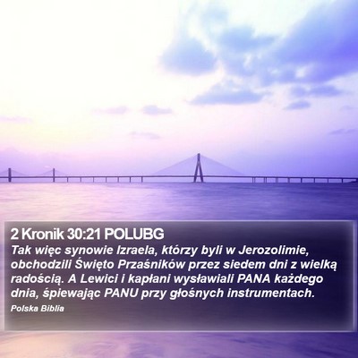 2 Kronik 30:21 POLUBG Bible Verse Image