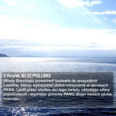 2 Kronik 30:22 POLUBG Bible Verse Image