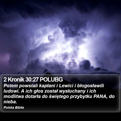 2 Kronik 30:27 POLUBG Bible Verse Image