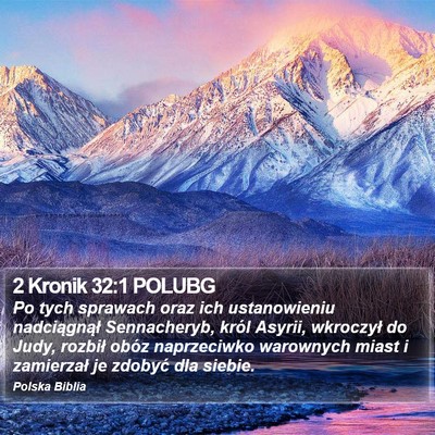 2 Kronik 32:1 POLUBG Bible Verse Image