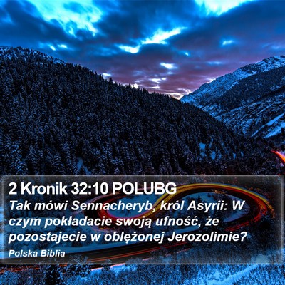 2 Kronik 32:10 POLUBG Bible Verse Image