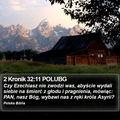 2 Kronik 32:11 POLUBG Bible Verse Image