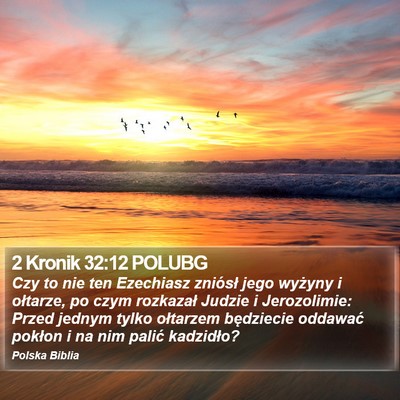 2 Kronik 32:12 POLUBG Bible Verse Image