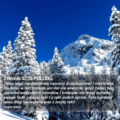 2 Kronik 32:15 POLUBG Bible Verse Image