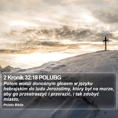 2 Kronik 32:18 POLUBG Bible Verse Image