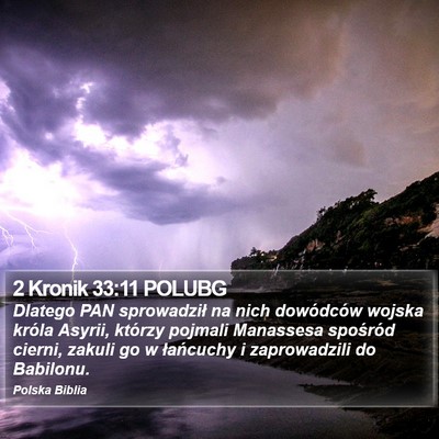 2 Kronik 33:11 POLUBG Bible Verse Image