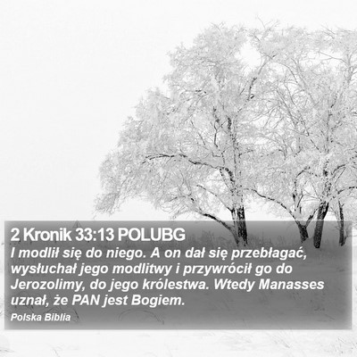 2 Kronik 33:13 POLUBG Bible Verse Image