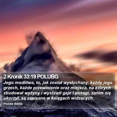 2 Kronik 33:19 POLUBG Bible Verse Image