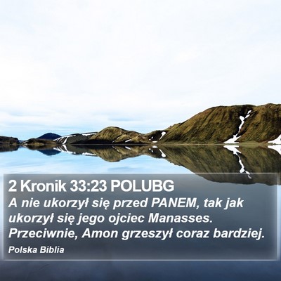 2 Kronik 33:23 POLUBG Bible Verse Image