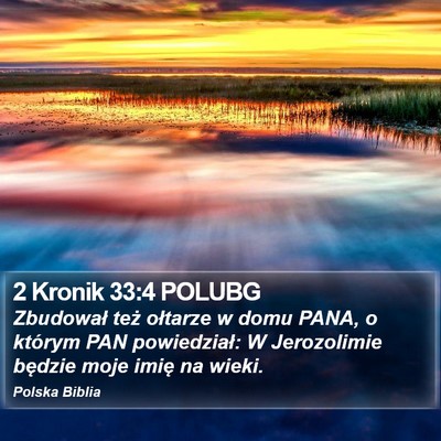2 Kronik 33:4 POLUBG Bible Verse Image