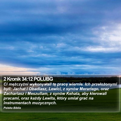 2 Kronik 34:12 POLUBG Bible Verse Image