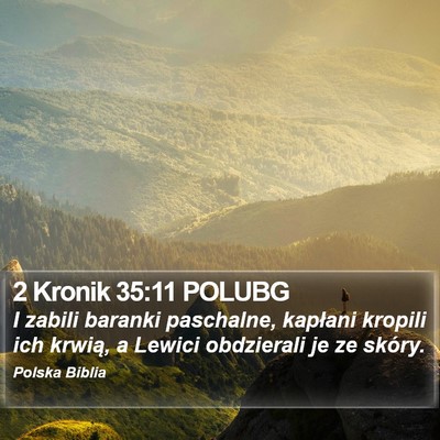 2 Kronik 35:11 POLUBG Bible Verse Image