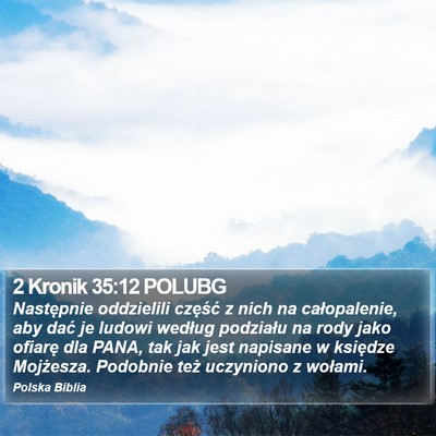 2 Kronik 35:12 POLUBG Bible Verse Image