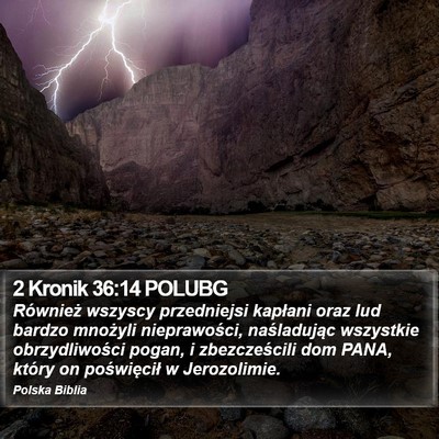 2 Kronik 36:14 POLUBG Bible Verse Image