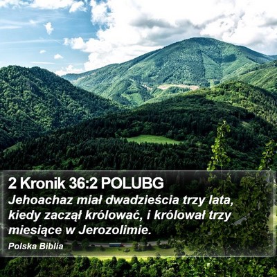2 Kronik 36:2 POLUBG Bible Verse Image