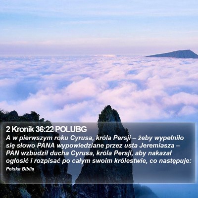 2 Kronik 36:22 POLUBG Bible Verse Image