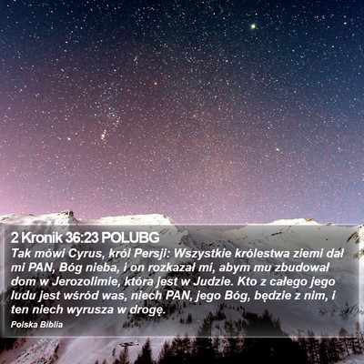 2 Kronik 36:23 POLUBG Bible Verse Image