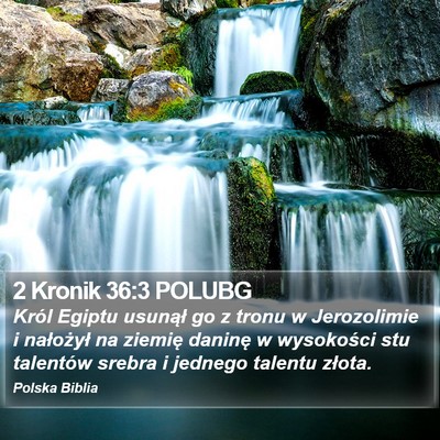 2 Kronik 36:3 POLUBG Bible Verse Image