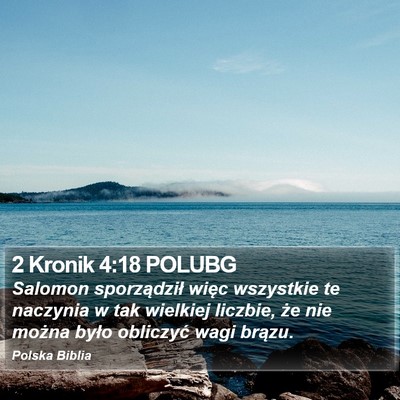 2 Kronik 4:18 POLUBG Bible Verse Image
